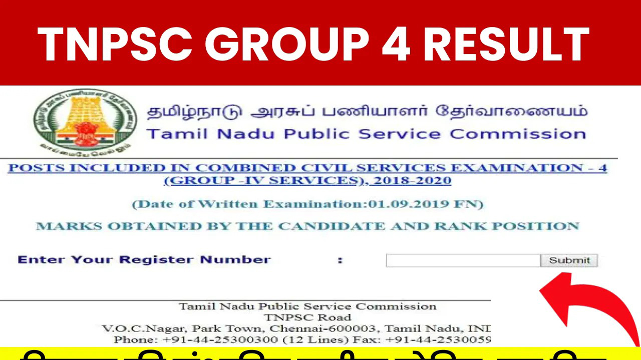 TNPSC Group 4 Result